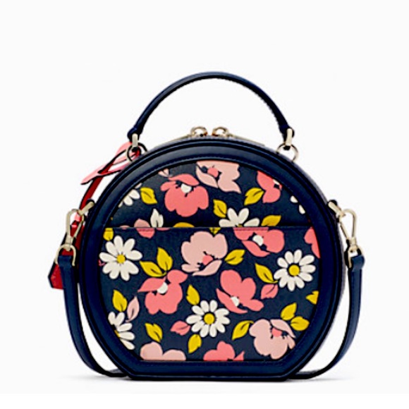 SOLD NWT Kate Spade Floral Traveler Canteen Crossbody Bag - Picture 4 of 9